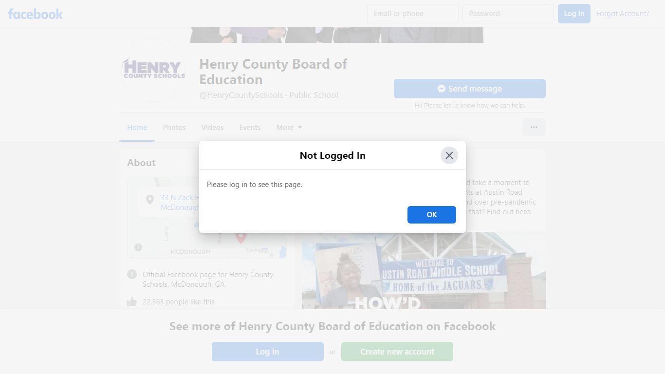 Henry County Board of Education - Home - Facebook